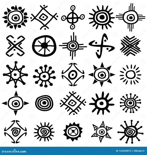 Collection of sun symbols stock vector. Illustration of icon - 122494072