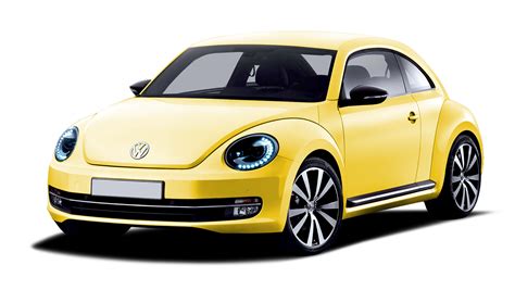 Yellow Volkswagen Beetle PNG car image
