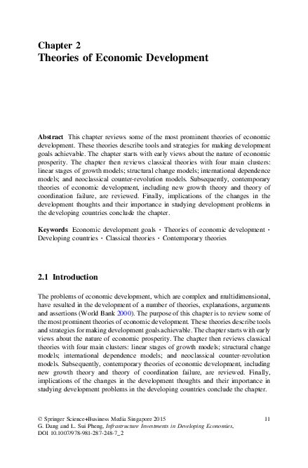 (PDF) Review of Economic Development Theories and Implications