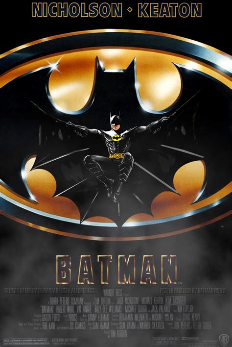 Redesigned 1989 Batman Movie Poster by batmannotes on DeviantArt