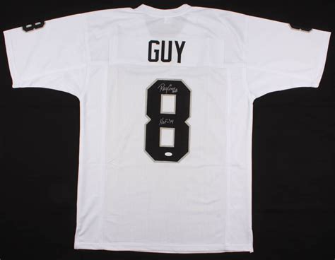 Ray Guy Signed Jersey Inscribed "HOF - '14" (JSA COA) | Pristine Auction