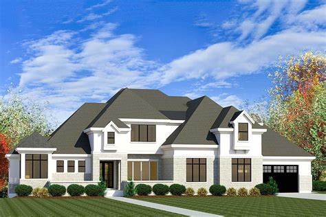 Stately 4-Bedroom European House Plan with 3-Car Garage - 290093IY | Architectural Designs ...