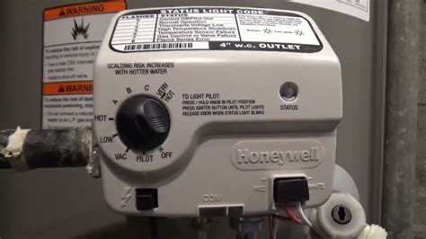 Honeywell Gas Valve Water Heater