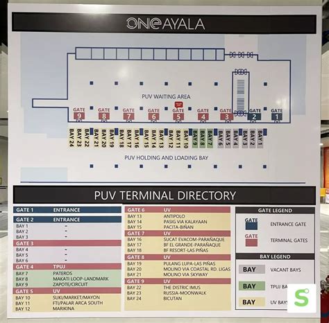 One Ayala Terminal Guide: Routes, Schedule, Fare and Amenities in ...