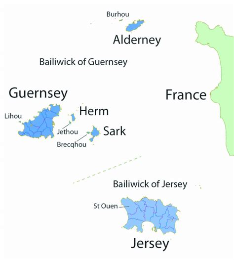 Map of the Channel Islands in proximity to France (adapted from... | Download Scientific Diagram