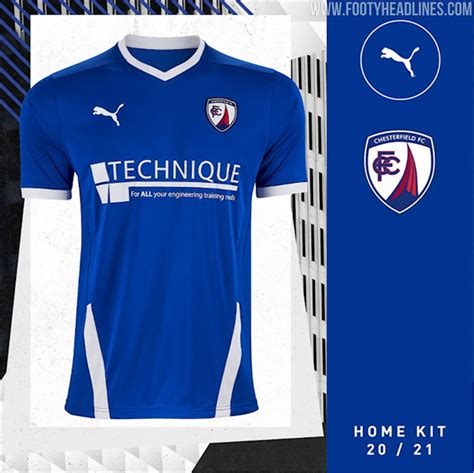 Puma Chesterfield 20-21 Home & Away Kits Revealed - Footy Headlines