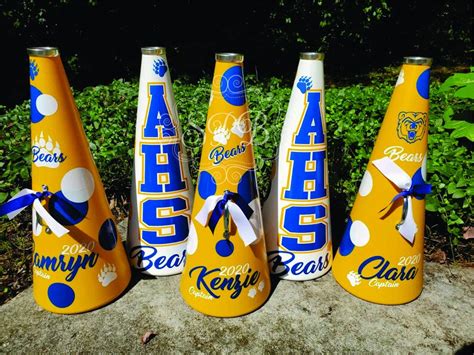 Custom Cheer Megaphone 25 LOTS of Colors to Choose From - Etsy