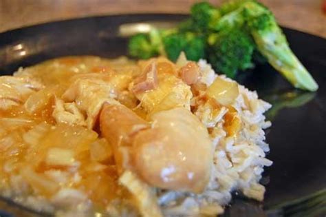 Slow Cooker Chicken and Gravy Over Rice | AllFreeSlowCookerRecipes.com