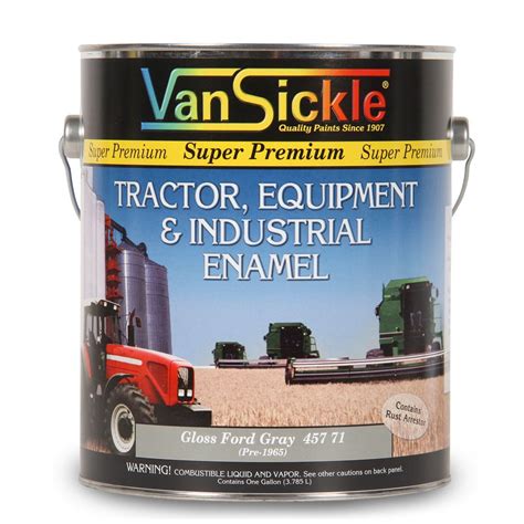 Ford Gray 457 | Van Sickle Paint | Tractors, White tractor, Enamel