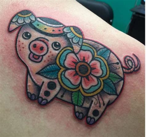 Pig tattoo … | Pig tattoo, Weird tattoos, Tattoos