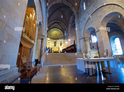 Sweden, Lund cathedral interior Stock Photo - Alamy