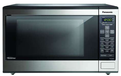 Panasonic NN-SN643S Stainless 1200W 1.2 Cu. Ft. Countertop Microwave Oven with Inverter Technology