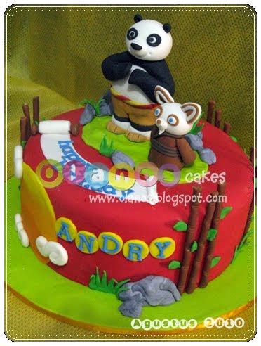 Olanos: Kungfu Panda Birthday Cake for Hubby :)