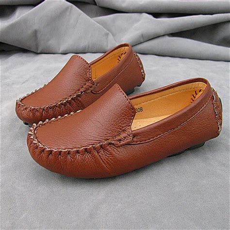 Hot sale 2016 Male Child Candy Color Loafers Children Shoes Leather ...