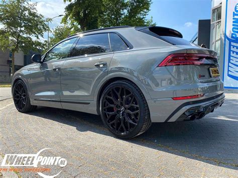 Audi SQ8 with Vossen wheels | Nardo grey, Audi, Black audi