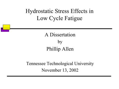 (PDF) Hydrostatic Stress Effects in Low Cycle Fatiguechriswilson/phillip_allen_abaqus_umat ...