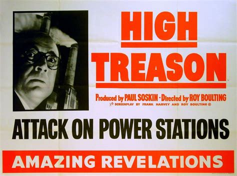 HIGH TREASON | Original British 30 inch x 40 inch Quad Poster