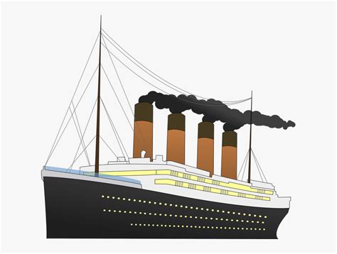 Ships Drawing Titanic - Titanic Clipart , Free Transparent Clipart - ClipartKey