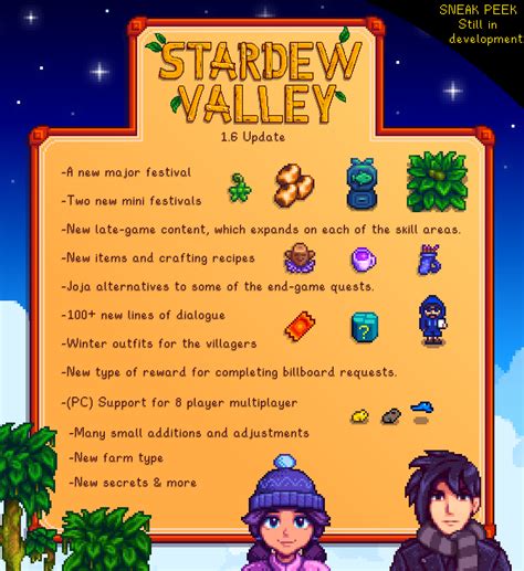 [2023] A Sneak Peek into the upcoming 1.6 update | Stardew Valley Dev ...