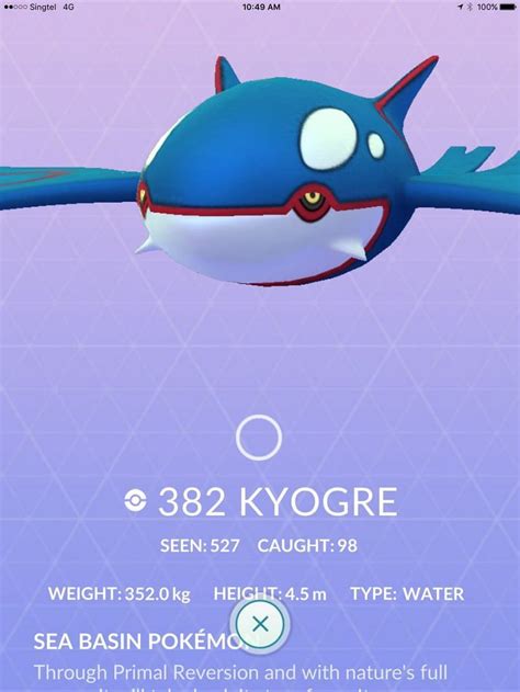 Kyogre Pokémon: How to catch, Moves, Pokedex & More