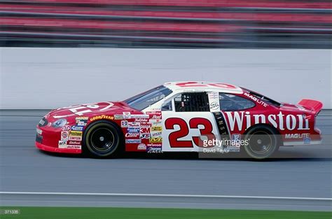 Jimmy Spencer #23, races his car in a pre-qualifying heat during the Daytona 500 Speedweek at ...