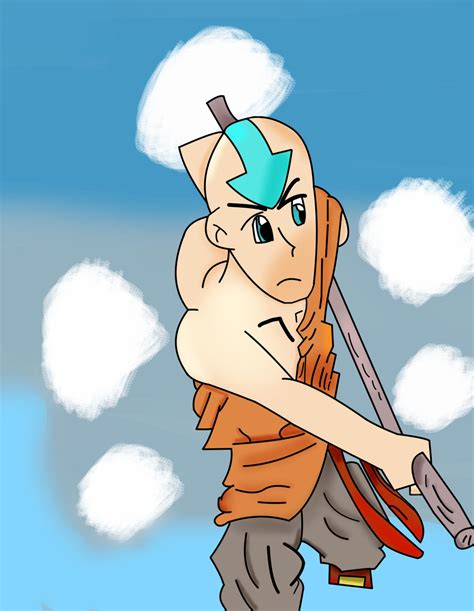 Aang fan art by Goldust15 on DeviantArt