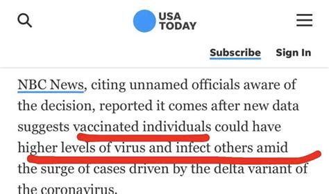 New data suggests that “fully vaccinated individuals could have higher ...