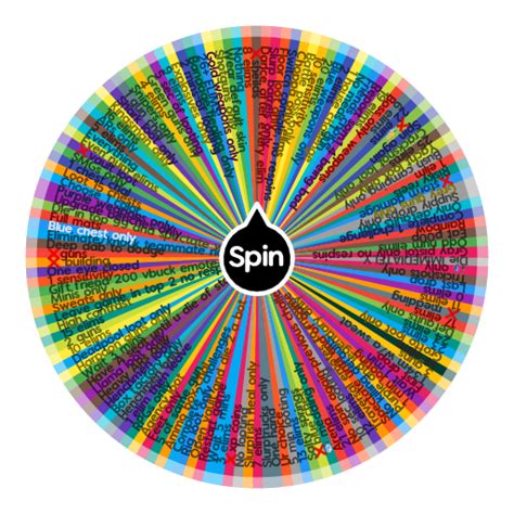 Fortnite challenges, what will u get? | Spin the Wheel - Random Picker