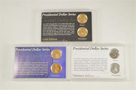 Historic Coin Collection - James Monroe 2008 Dollar Mania - Platinum ...