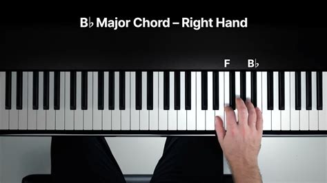 B Flat Chord Piano Left Hand