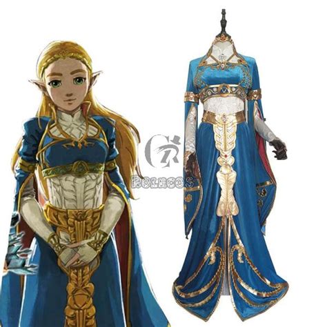 Customize The Legend of Zelda Breath of the Wild Princess Zelda Cosplay ...