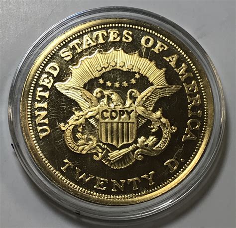 1849 $20 Gold Liberty Replica Coin | Property Room