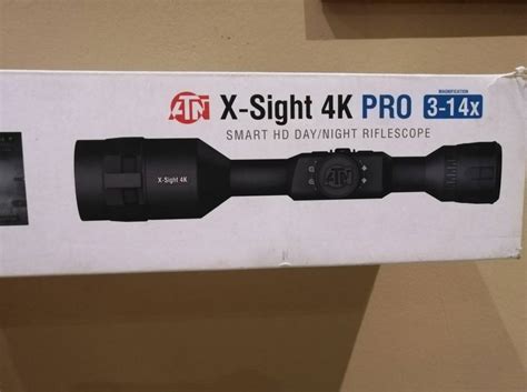 Atn x sight 4k pro 3 14 , Atn x sight 4k pro 3 14 x Brand new condition ...