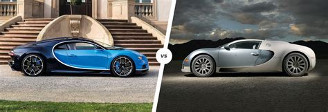 Bugatti Chiron vs Veyron speed/stats comparison | carwow