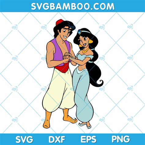 Jasmine Love Aladdin SVG