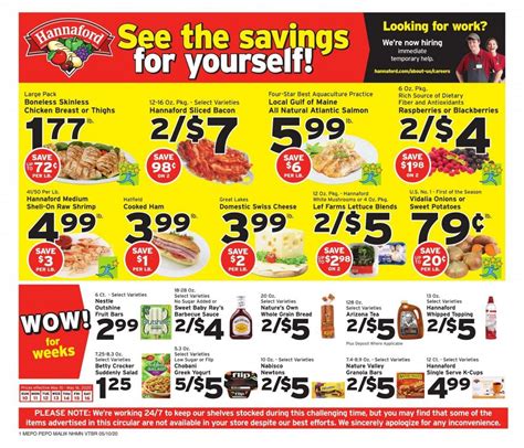 Hannaford Weekly Ad & Flyer May 10 to 16