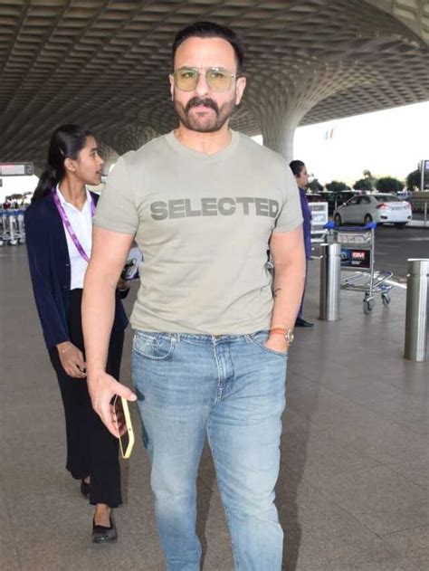 Saif Ali Khan Sports A Casual Look For Latest Airport Outing