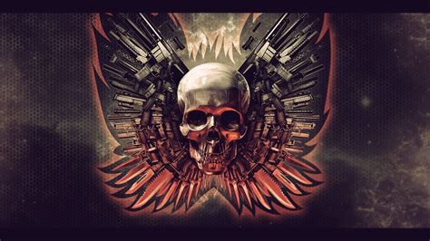 Expendables 3 Skull Logo