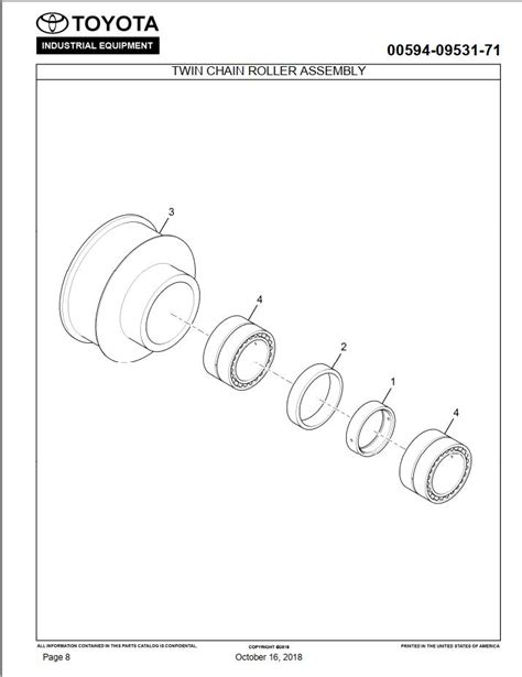 Toyota Forklift Parts Catalog THDE1500-24 PDF