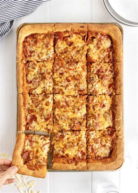 Sheet Pan Pizza - The BakerMama