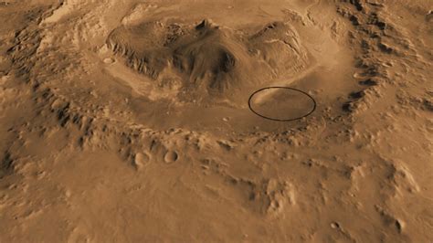 Oblique view of Gale Crater from the North – NASA Mars Exploration