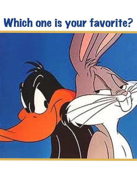 Daffy Duck or Bugs Bunny ;) | Bugs bunny cartoons, Bugs bunny, Looney tunes