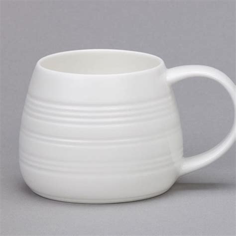 White Bone China Tulip Mugs | Scottish Antique & Arts Centre