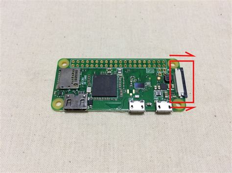 How to connect Raspberry Pi camera module to Raspberry Pi Zero W and the official case