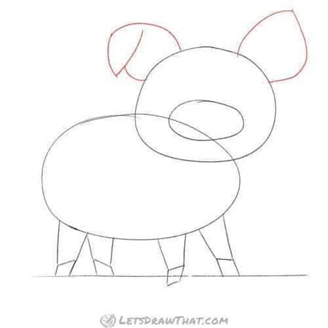 How to draw a pig - easy cartoon style - Let's Draw That!