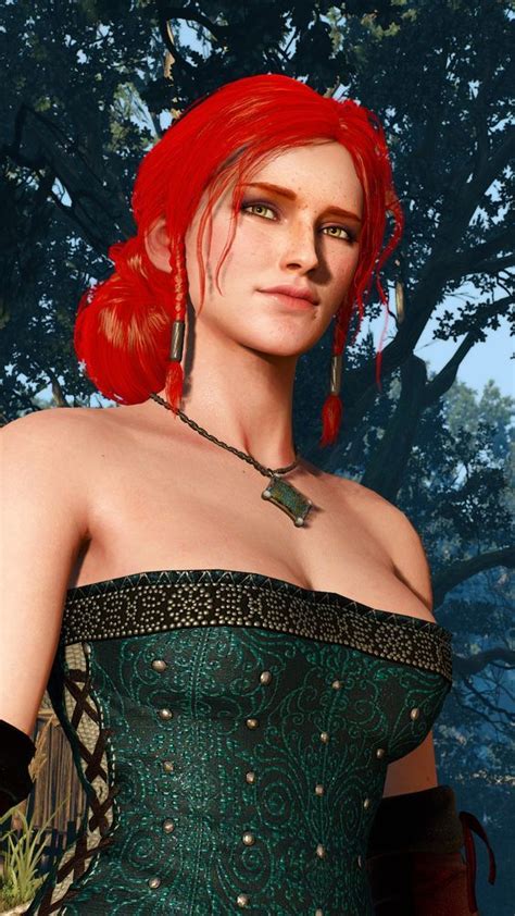 The witcher triss #Thewitcher #triss | Красивые рыжие, Воительницы, Игровые арты