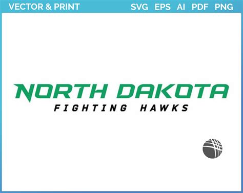 North Dakota Fighting Hawks - Wordmark Logo (2016) - College Sports ...