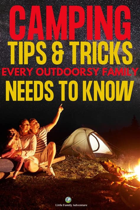 50 Camping Tips & Tricks All New Campers Need to Know