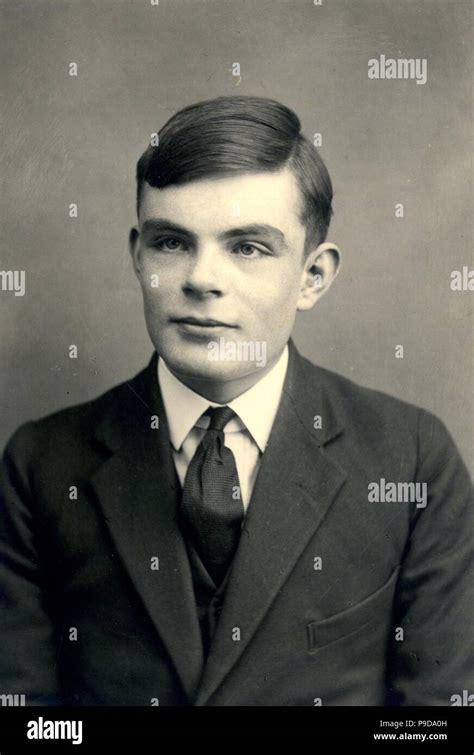 Alan Turing (1912-1954). Museum: PRIVATE COLLECTION Stock Photo - Alamy