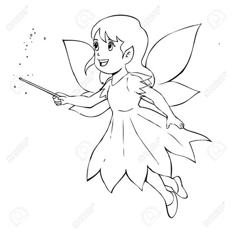 fairy outline clipart - Google Search | Outline illustration, Vector ...